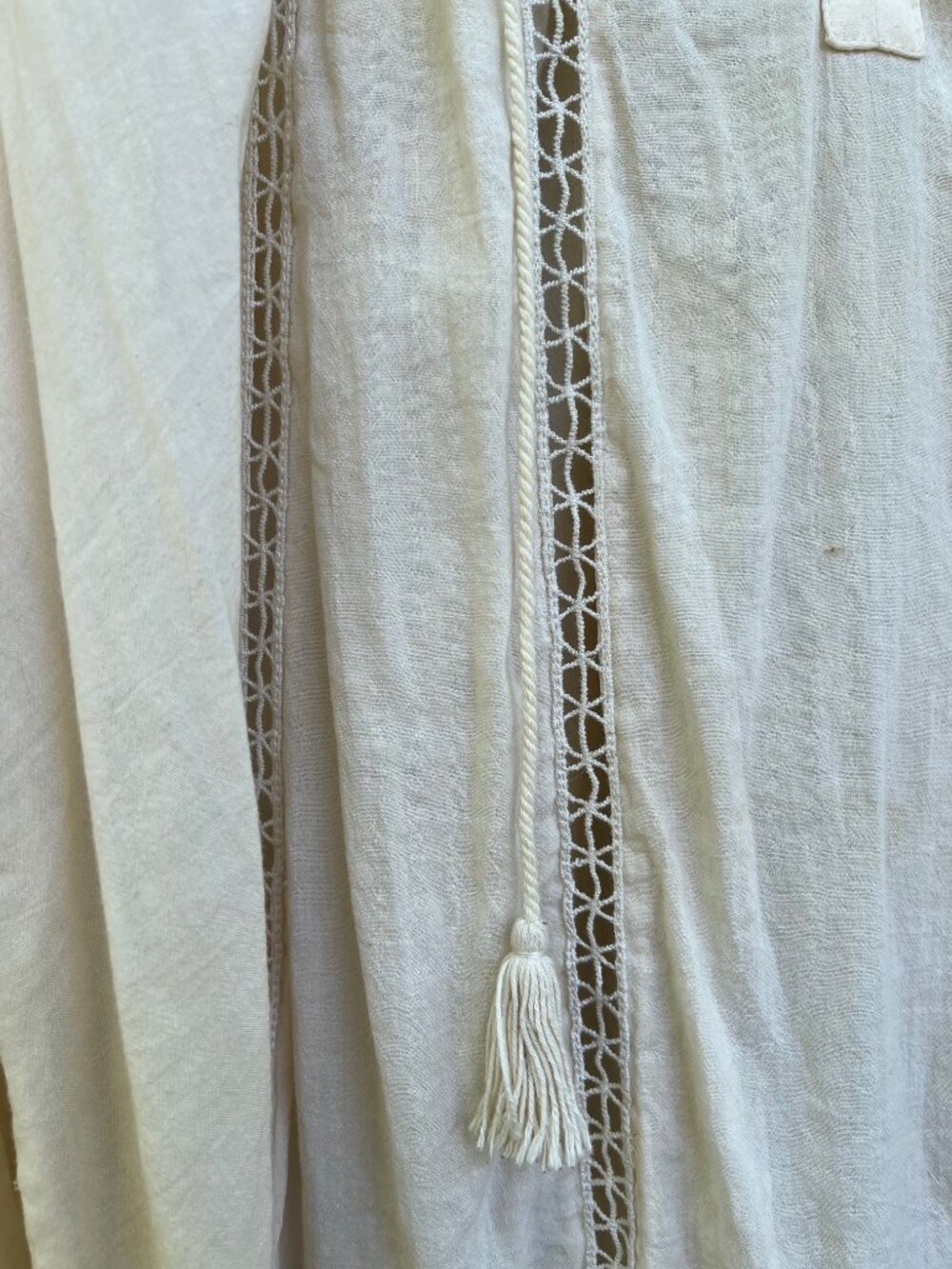 Spell & the Gypsy Collective- Cream Lace Embroidered Peasant Blouse Top - Picture 4 of 4